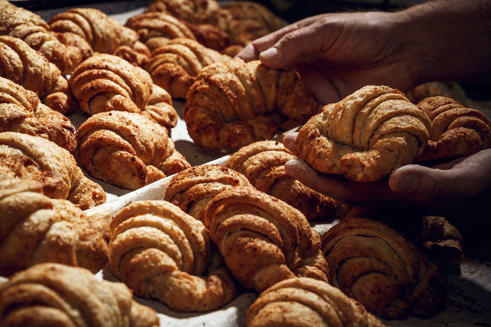 Biobäckerei Nadrag Bio-Kamut-Nuss-Croissants